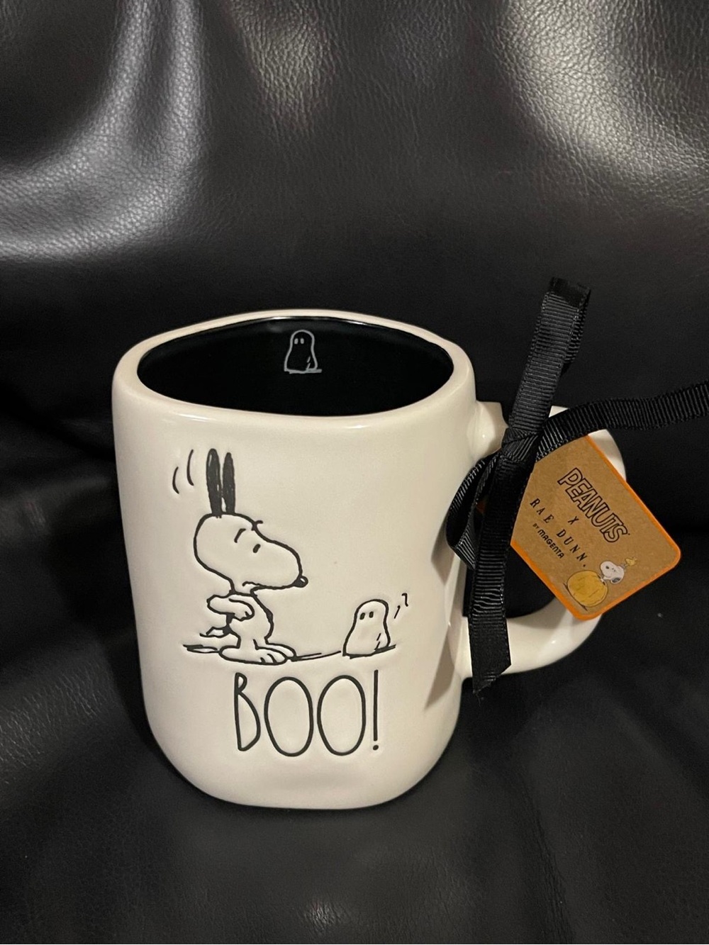Halloween Rae Dunn Peanuts Snoopy Mug BOO! - Halloween Peanuts Mug BOO!